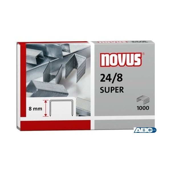 Zszywki NOVUS 24/8 S 1000szt. 040-0038
