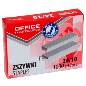 Zszywki OFFICE PRODUCTS, 24 / 10, 1000szt.