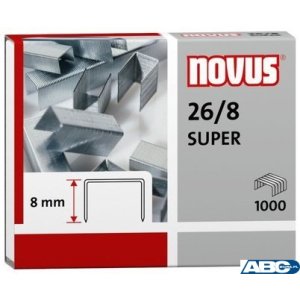 Zszywki 26 / 8 SUPER 1000sztuk NOVUS 040-0199