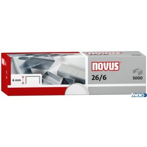 Zszywki NOVUS 26 / 6 1000szt. 040-0056