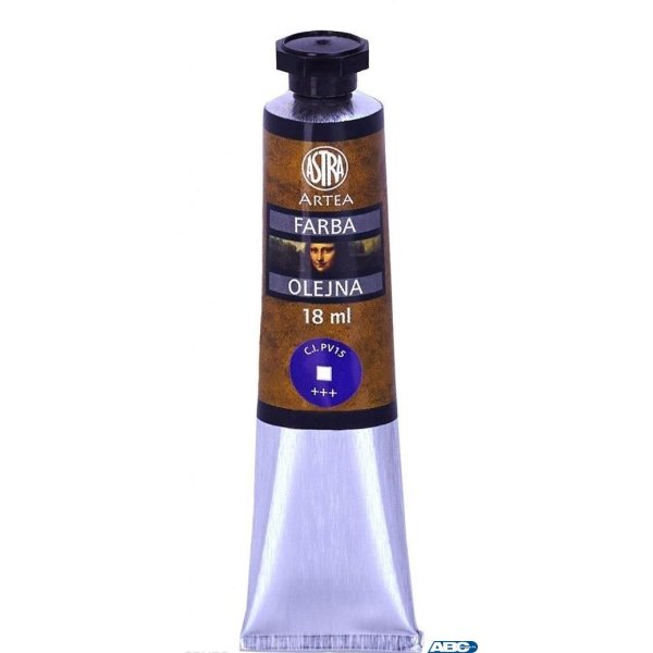 Farba olejna Astra tuba 18ml - ultramaryna fioletowa, 83410965