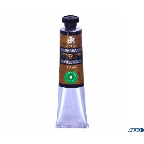 Farba olejna Astra tuba 18ml - zieleń Veronesea, 83410971