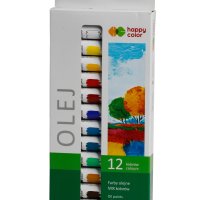 Farba olejna, zestaw 12 kolorów x 12 ml, Happy Color HA 7310 0012-K12