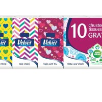 Chusteczki higieniczne VELVET  (10)  białe