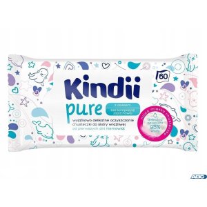 Chusteczki nawilżane KINDII pure 60szt., 1op
