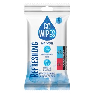 Chusteczki nawilżane GOWIPES, uniwersalne, 15 szt.
