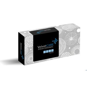 Chusteczki uniwersalne celuloza, 2 warstwy, białe, BOX (100sztuk) VELVET PROFESSIONAL 3100013