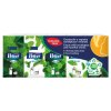 Chusteczki higieniczne VELVET, Eukaliptus i mentol, 4-warstwowe, 10x10szt., białe