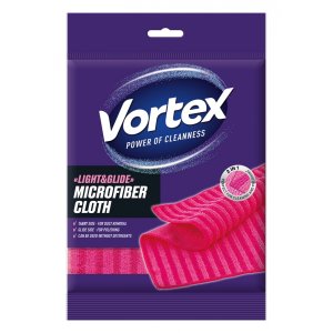 Ściereczka z mikrofibry VORTEX Light&Glide, różowa