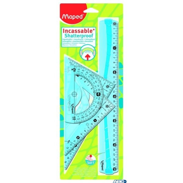 Komplet geom.D.niełamliwych 244304 MAPED lin.30cm