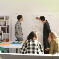 Suchościeralna folia w rolce POST-IT® Dry Erase (DEF8X4-EU), 122x244cm, biała