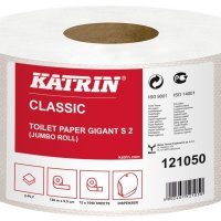 Papier toaletowy, duże rolki KATRIN CLASSIC Gigant S 2 130, 121050, opakowanie: 12 rolek