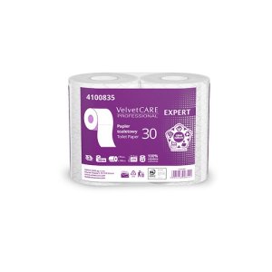Papier toaletowy celulozowy VELVET Expert, 3-warstwowy, 270 listków, 4szt., biały