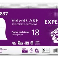 Papier Toaletowy celulozowy VELVET Expert, 3-warstwowy, 8szt., biały