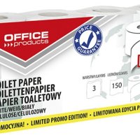 Papier toaletowy celulozowy OFFICE PRODUCTS Premium, 3-warstwowy, 150 listków, 15m, 8szt., biały