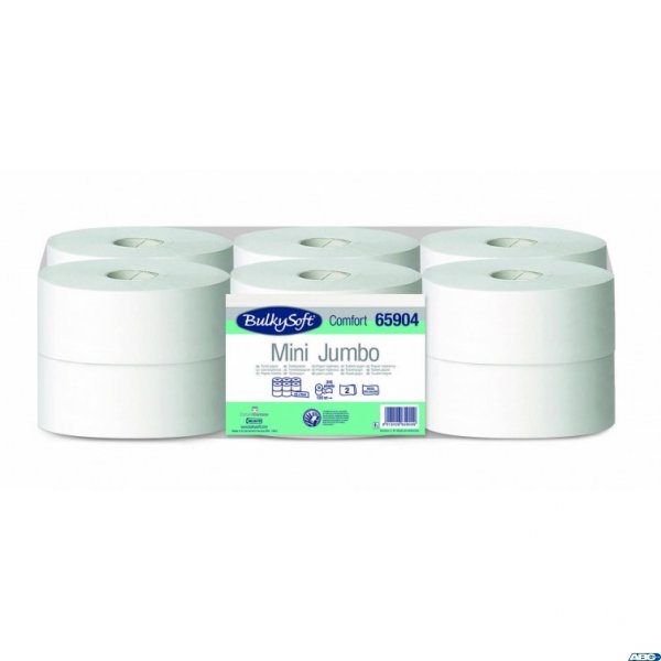 Papier toaletowy mini JUMBO 120 m 65904 BULKYSOFT Comfort ekologiczny