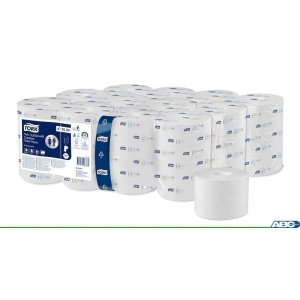 Papier toaletowy Tork, OptiServe / Mid-size, 2 warstwy, kolor biały, (24) bez gilzy, T7advanced 472630