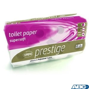 Papier toaletowy trzywarstwowy (8 rolek) 150 listków WEPA 036684 / 071360