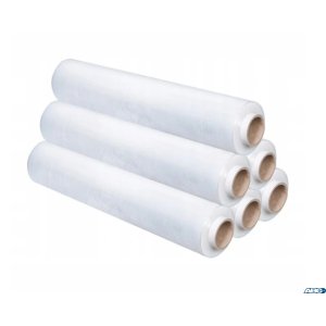 Folia stretch DOTTS 2,5kg 23mic przezroczysta rozciągliwość 170%.
