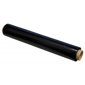 Folia stretch OFFICE PRODUCTS, ręczna, 1,7kg netto, szer. 500mm, 23mikr., czarna