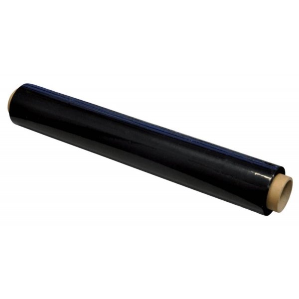 Folia stretch OFFICE PRODUCTS, ręczna, 1,5kg netto, szer. 500mm, 23mikr., czarna