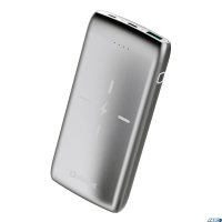 Powerbank, przenośna ładowarka Platinet QI WIRELESS CHARGING 10W Type-C PD Quick Charge 3.0 10000 mAh PMPB10QIBP