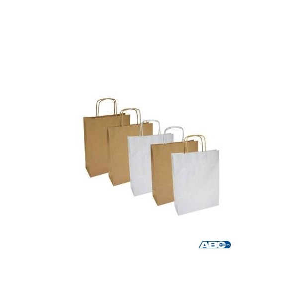 Torba papierowa ECOBAG 180x80x225 mm brązowa 10232030000 ekologiczna