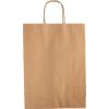 Torebka na prezenty KRAFT, papierowa, 31x11x42 cm, gr. 125g / m2, brązowa
