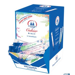 Cukier biały w saszetkach 200x5gr