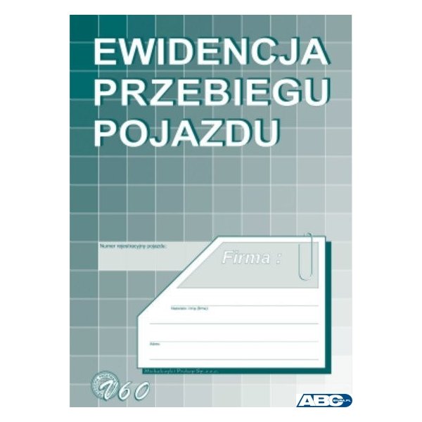 V-60 Ewidencja przebiegu pojazdu MICHALCZYK&PROKOP