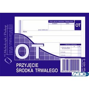 420-5 OT Przyjęcie środka trwałego MICHALCZYK
