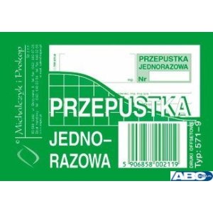 571-9 PJ Przepust.jednor.A7(80 MICHALCZYK I PROKOP
