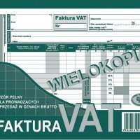 140-3N/E Faktura VAT A5brut. wielokopia MICHALCZYK I PROKOP