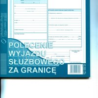 505-2Z Polecenie wyjazdu służbowego za granicę 2/3 A4