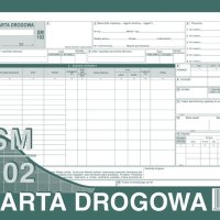 801-1 Karta drogowa SM/102 (samochód ciężarowy) A4 offset MICHALCZYK