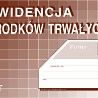 K-08 Ewidencja środków trwałych A5 MICHALCZYK&PROKOP