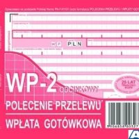 449-5M Polecenie przelewu (1+1) A6 80kartek MICHALCZYK&PROKOP