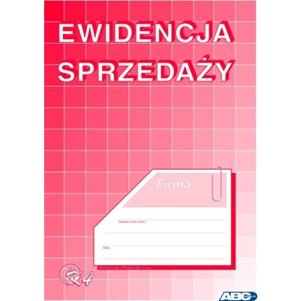 K-04 Ewidencja sprzedaży (pion) A5 MICHALCZYK&PROKOP