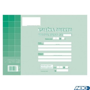 604-1N Książka obiektu budowlanego, A4 zeszyt, MICHALCZYK&PROKOP