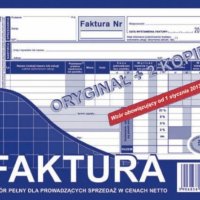 103-XE Faktura VAT A5 80kartek oryginał + 2kopie  MICHALCZYK i PROKOP