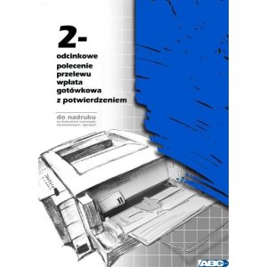 F-111-2 2-odcinkowe polecenie przelewu MICHALCZYK&PROKOP A4 100 kartek