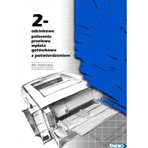 F-111-2 2-odcinkowe polecenie przelewu MICHALCZYK&PROKOP A4 100 kartek