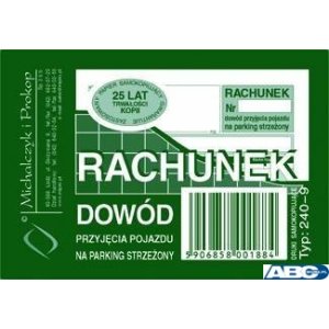 240-9 Dow.przyj.poj.na park.strzeżony MICHALCZYK (X)