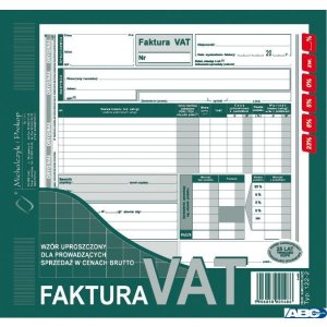 122-2E Faktura VAT brut.2 / 3 A4 (uproszcz.)MICHALCZYK i PROKOP