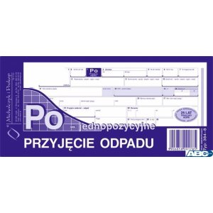 384-8 Przyjęcie odpadu jednopozycyjne Po