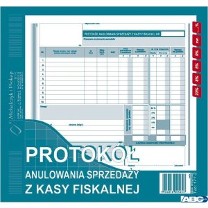 171-2 Prot.anul.sprz.z.kasy N! 2 / 3 MICHALCZYK I PROKOP