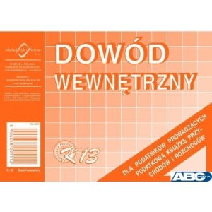 K-13 Dowód wewnętrzny A6 MICHALCZYK&PROKOP