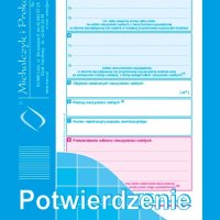 S-100-8 Potwierdzenie odbioru nieczystości ciekłych w zlewni MICHALCZYK I PROKOP
