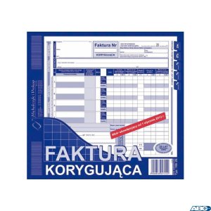 106-2N / E Faktura korygująca 2 / 3 A4 MICHALCZYK I PROKOP