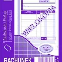 222-5 Rachunek MICHALCZYK&PROKOP A6 (pion) 80 kartek